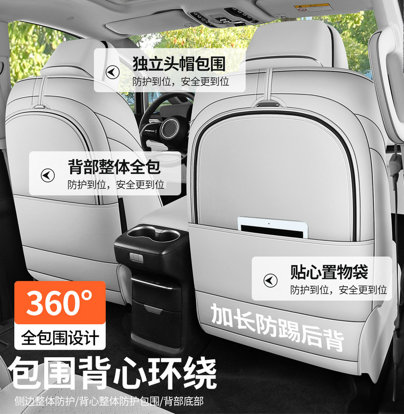 Buick Gl8 Special Car Seat Cushion Perforated Breathable Saddle Cushion Seat Cover for All Seasons Seat Cushion Seven-Seater Car Cushion
