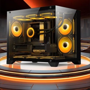 Pillarless Panoramic Sea View Room M-Atx Computer Case Desktop 240 Chassis Fully Transparent Chassis Water-Cooled Chassis