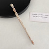 Chinese hairpin, modern retro hairgrip, Hanfu, marble hair accessory, simple and elegant design