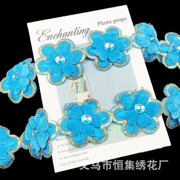 Factory direct selling stage ethnic clothing decorative plum border…