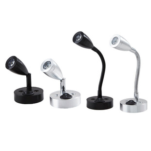 12v24vled RV reading light USB output 1w3w universal hose spotlight open mounted wall light yacht reading light