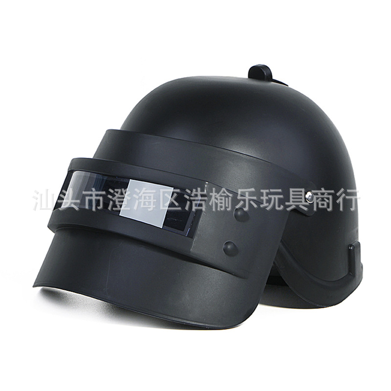 Children's three-level head eating chicken hat helmet role play props toy plastic cap factory direct wholesale