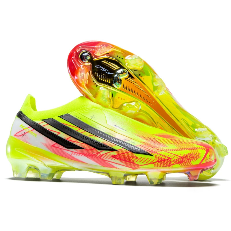 Tenis de Fútbol FG sin Agujetas F50 de TPU Ligero para Césped