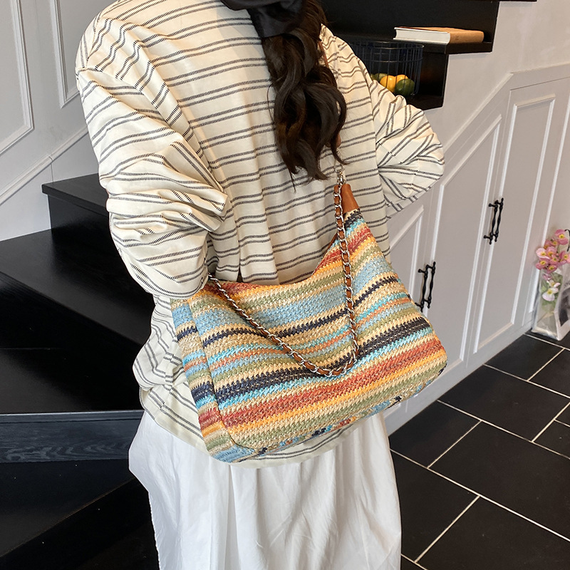 Knitted handmade bag