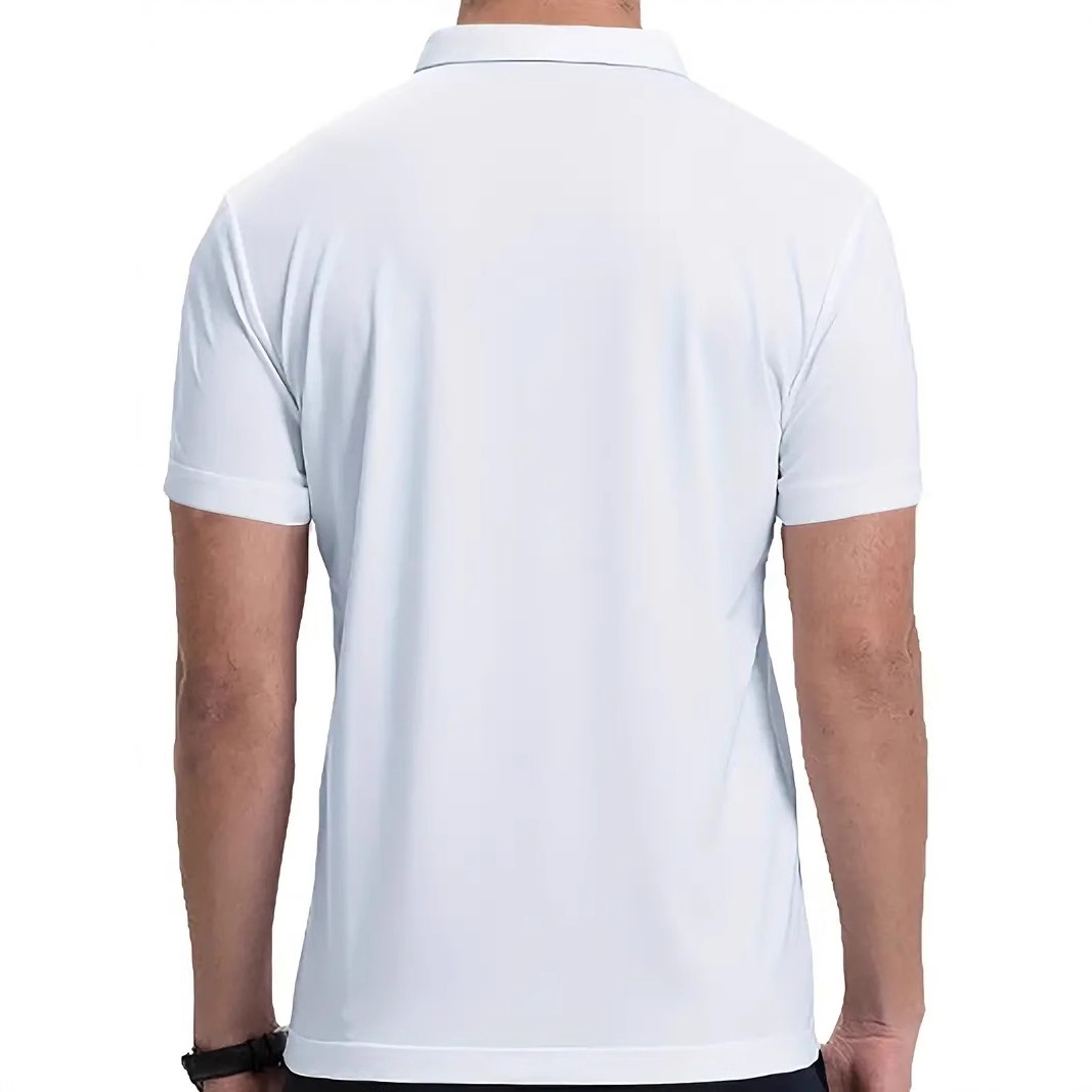 Paño de malla de alta calidad transpirable suelta manga corta solapa cremallera POLO camisa clásica bandera de EE. UU. Impresión digital 3D