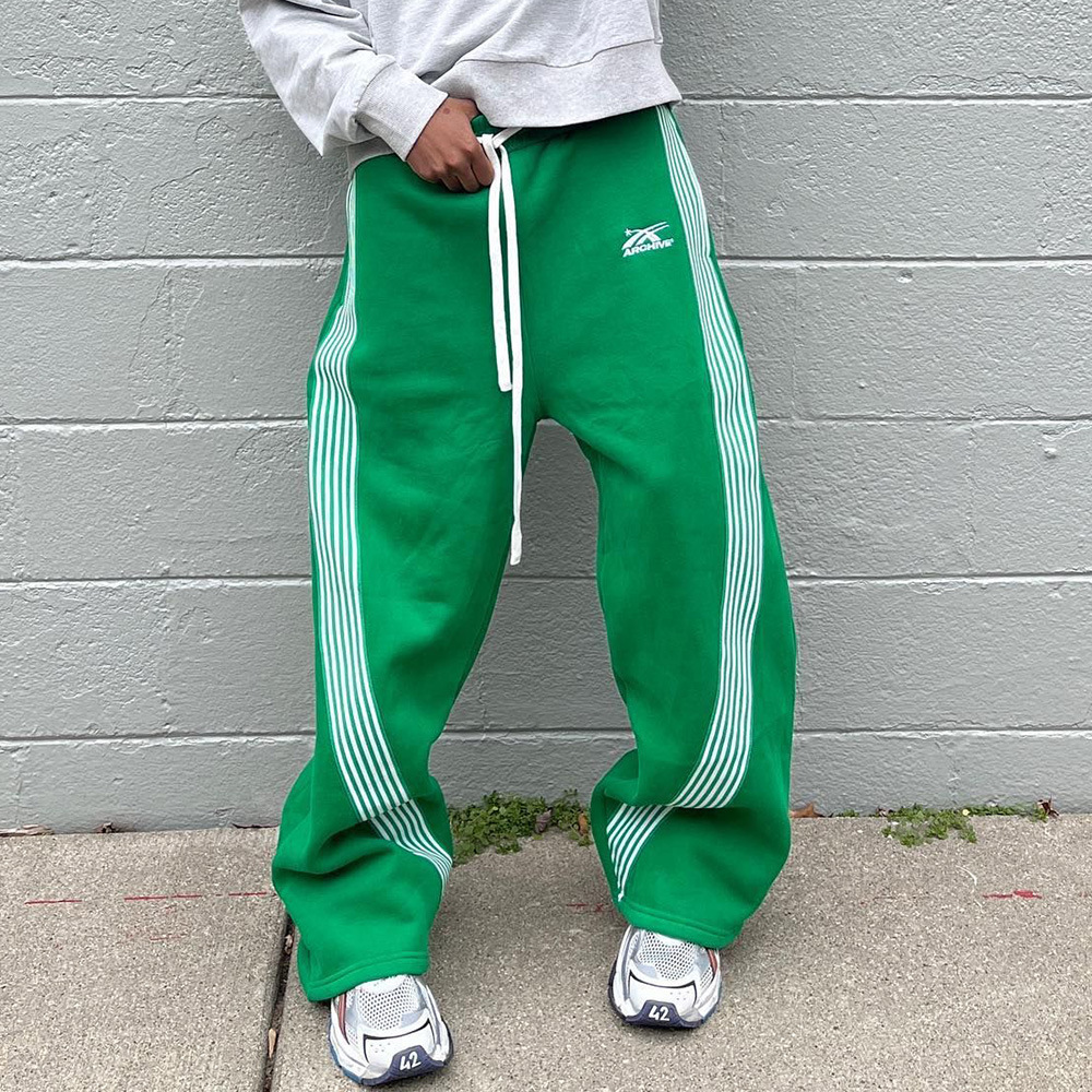 Men's Hip Hop Streetwear Pants – Striped Loose Fit Straight Leg Trousers (S-2XL)_ecoleips.com