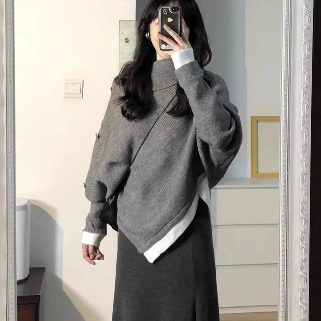 Trench coat, autumn sweater, jacket, oversize