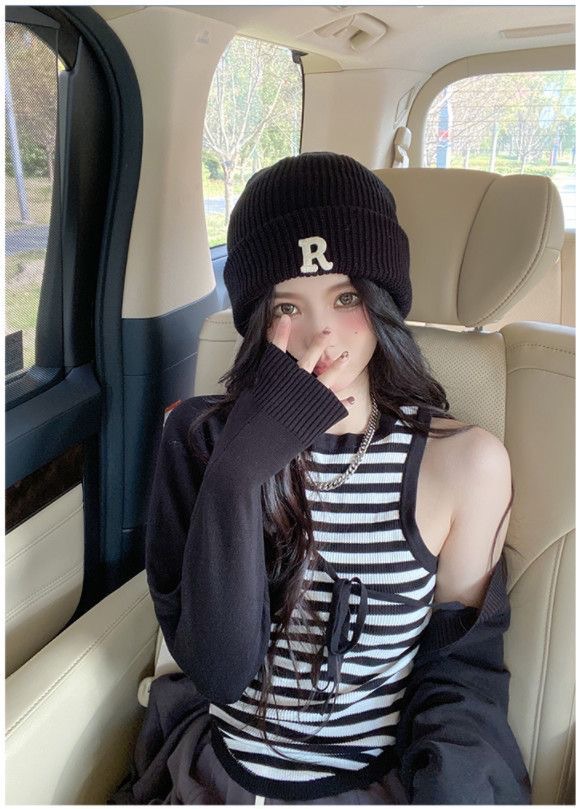 Knitted Beanie Hat For Women And Men Warm Winter Accessory_voghion.com