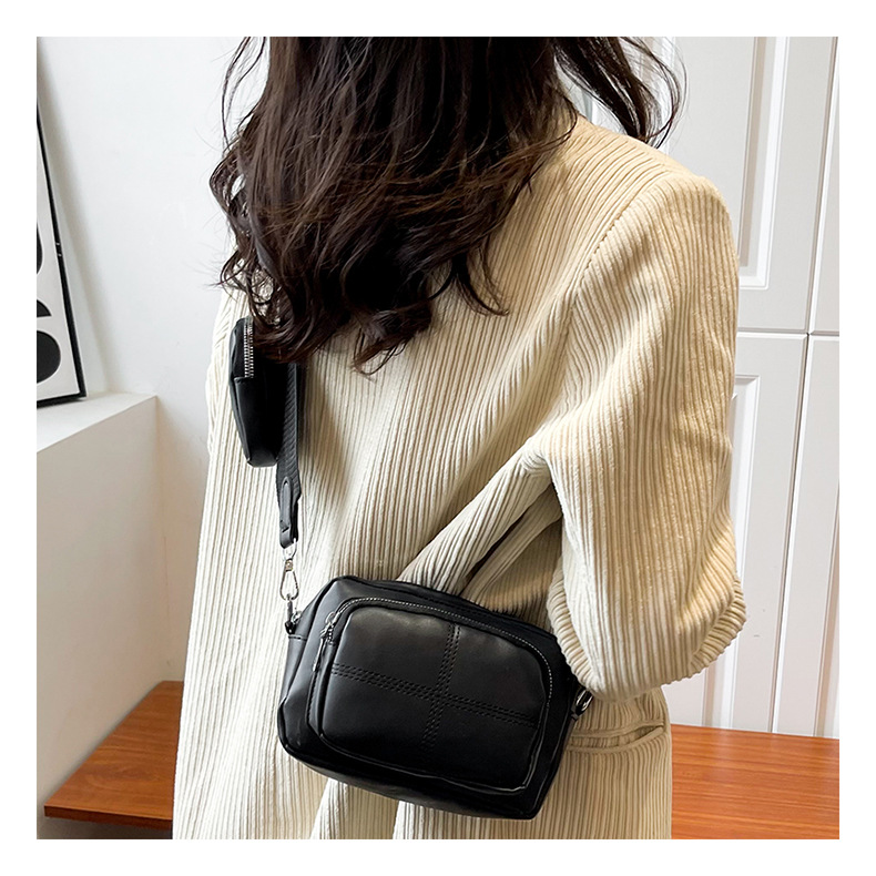 Nowa, mała, popularna torba listonoszka Baigou Box Nylon na jedno ramię dla kobiet_voghion.com