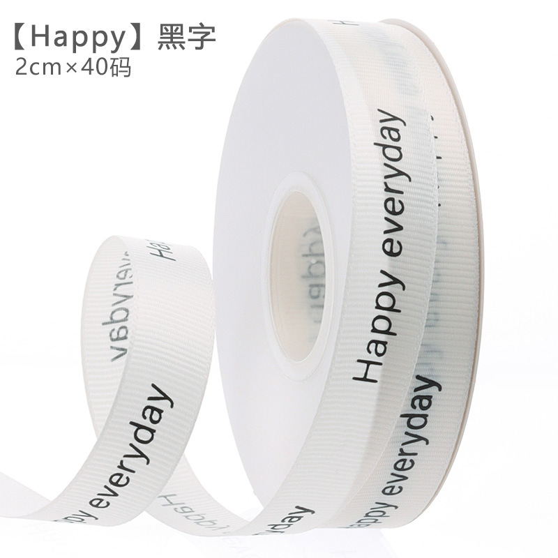 Huaxi Manster Inglés hilo de alta densidad flor envasado correa florista ramo diy cinta cinta cinta al por mayor