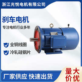 YEJ-160M2-2-15KW国标高效全铜芯刹车电磁制动电机三相异步电动机