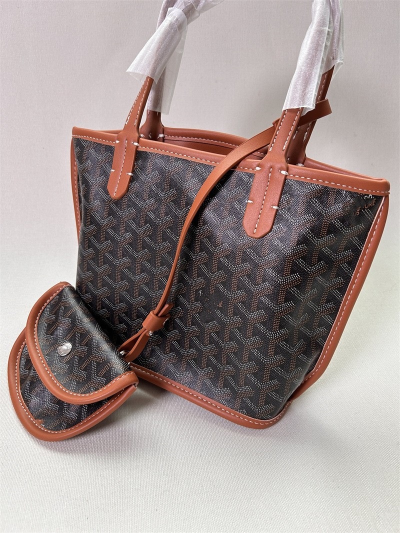 Tote bags両面トートバッグ小サイズ菜藍子カジュアル犬牙片肩女包子母ショッピングバッグ