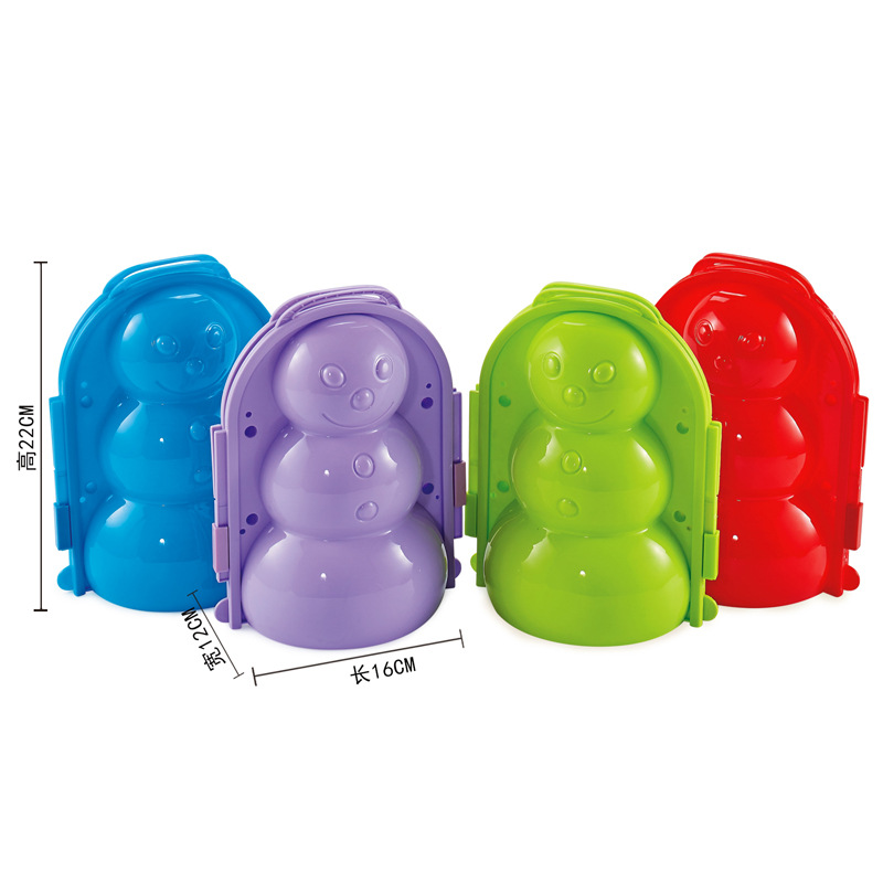 Gran clip de bola de nieve juguetes de nieve niños al aire libre artefacto pato de invierno clip de bola de nieve al por mayor transfronterizo