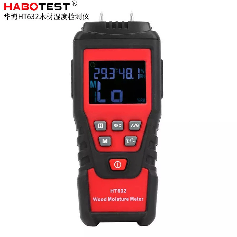 Заводской магазин HABOTEST HT632 Портативный анализатор влажности древесины и бумаги