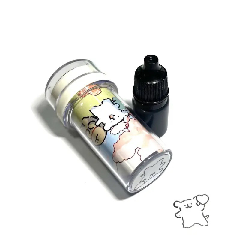 라인 강아지 [사랑] (인쇄 잉크 보내기)