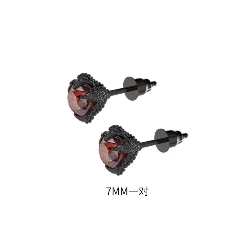 검정색과 빨간색 드래곤 클로 귀걸이 7mm 쌍이 더 유리합니다.