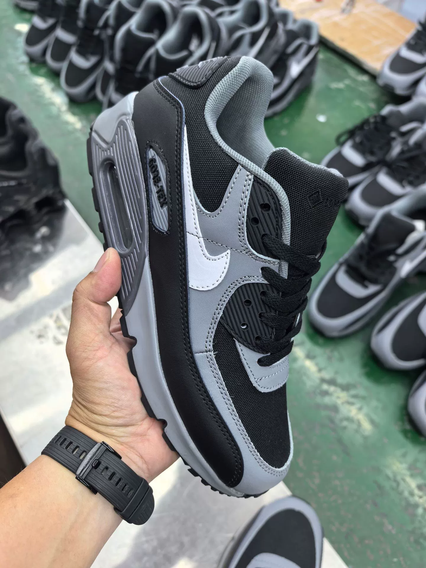 Кросс-граничная внешнеторговая Путянь обувь Air Max90 воздушная подушка сетчатые повседневные спортивные кроссовки европейский стиль высокий уровень спортивной обуви