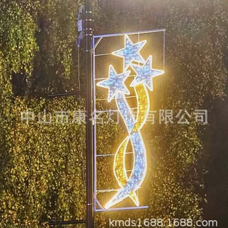 路灯杆造型灯，灯串，过街灯，跨街灯，灯箱，中国结