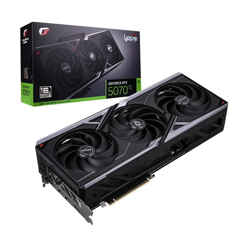 Igame Vulcan Rtx 5070Ti Vulcan Oc 16Gb E-Sports Light-Tracing Game Ai Computer Graphics Card