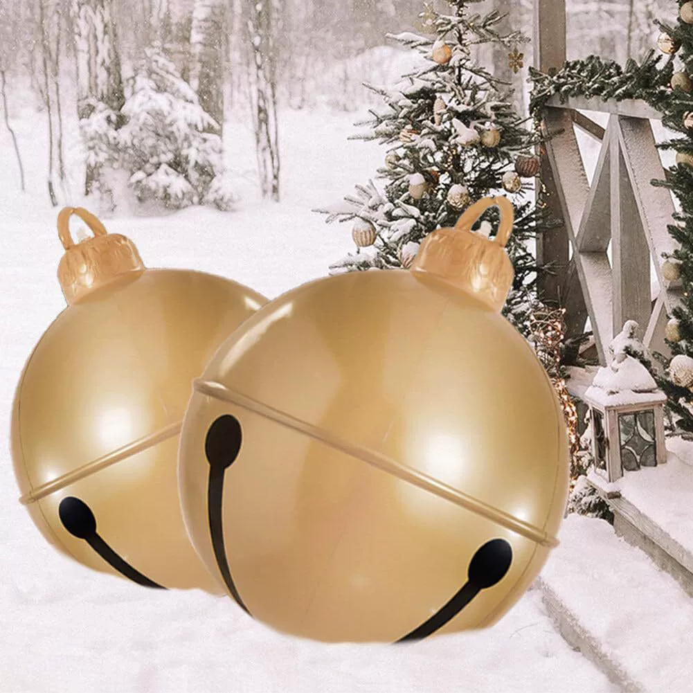 Прямые продажи фабрики Золотой колокол Dangball ПВХ Рождественский бал на открытом воздухе забавная печать украшения наружного двора