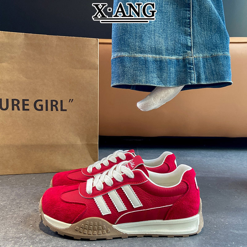 Cowhide Version of the Popular Lace-Up German Training Shoes for Women, 2026 New Casual Sports Shoes for Women, Shoes That Make Feet Look Smaller, A-Gan Shoes Cowhide Version of the Popular Lace-Up German Training Shoes for Women, 2026 New Casual Sports Shoes for Women, Shoes That Make Feet Look Smaller, A-Gan Shoes
