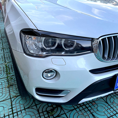 BMW applicable X3 X4 F25 F26 2014-2017 Headlight Lamp eyebrow Car sticker Exterior refit