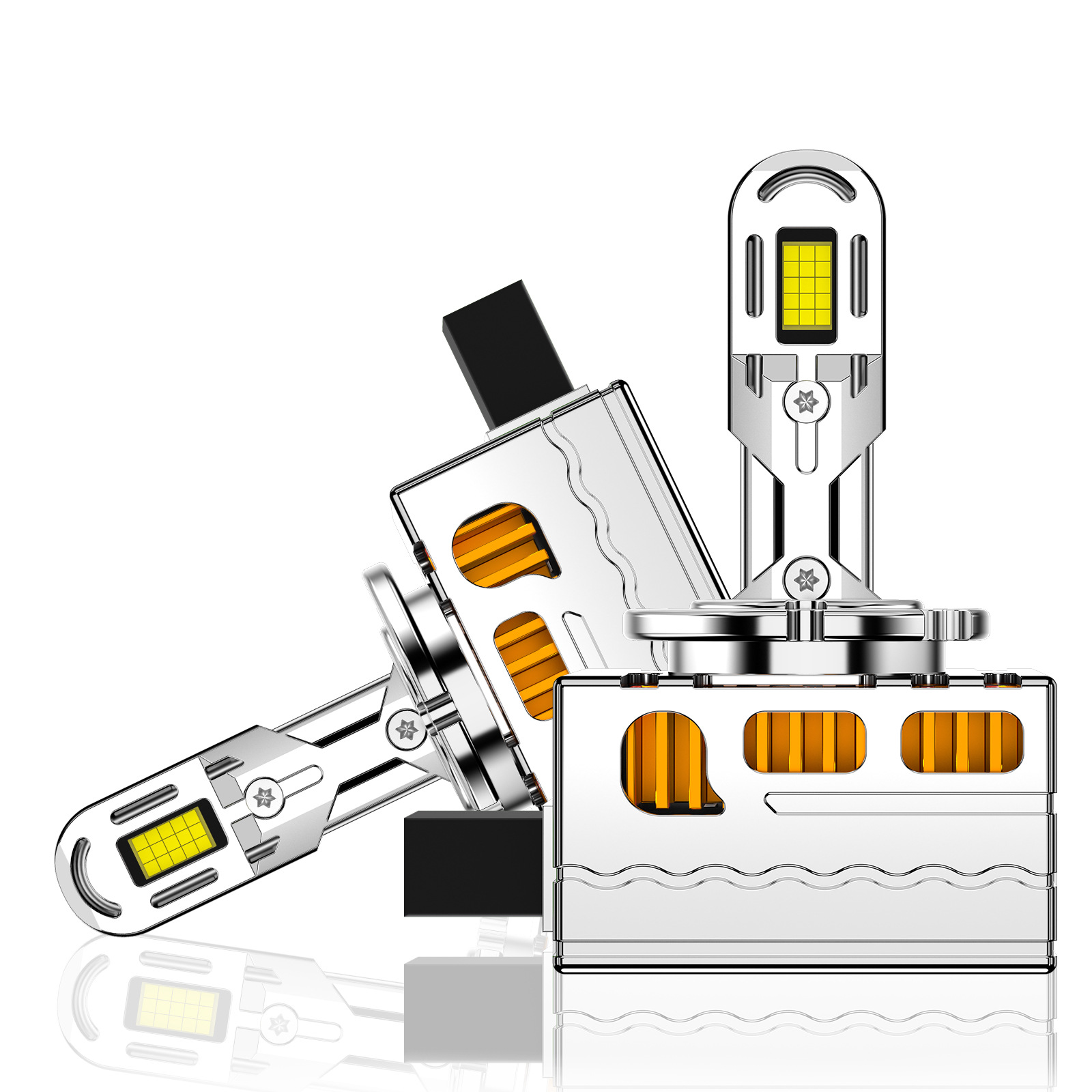 SENROBO alta potencia serie D tubo de cobre en forma de U faro LED para automóviles D1SD2SD3SD4SD5 enchufe directo todo en uno
