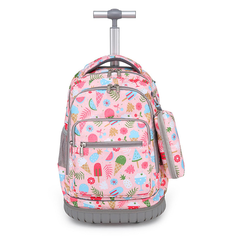 Ventas de fabricantes de estudiantes de primaria y secundaria 16 pulgadas actualización de seis ruedas mochila de viaje para niños 18 pulgadas