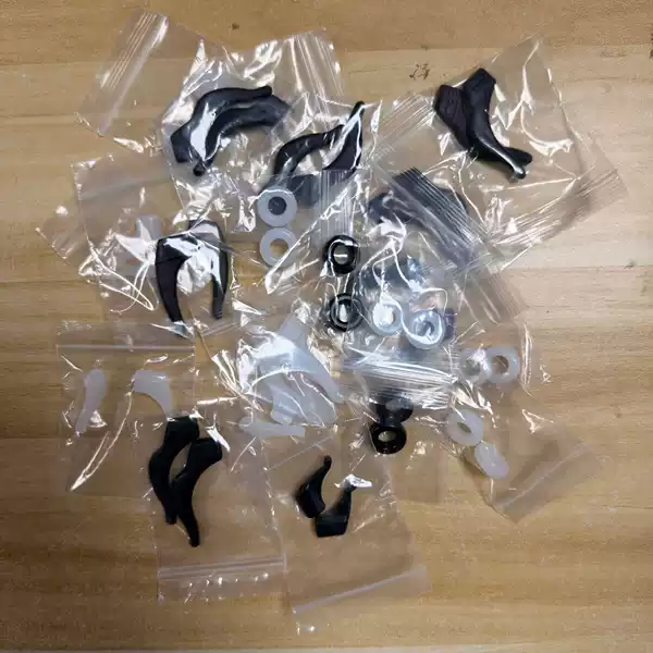 Individually Packaged Anti-Slip Ear Hooks for Glasses, Anti-Fall and Anti-Shedding, Anti-Slip Covers for Glasses Accessories, Large, Medium, and Small Round Silicone