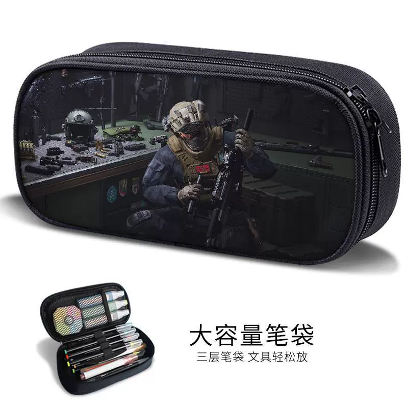 Triangular pencil case for boys for students, new collection