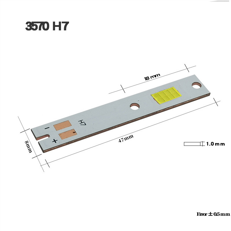 LED自動車ヘッドライト3570電球ハイライト3570 8芯12V LED 40W 3570芯9V 30W白色光|undefined