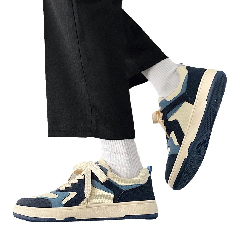 Chaussures en toile pour hommes, chaussures tendance et polyvalentes, chaussures de planche respirantes pour étudiants, version coréenne, chaussures en tissu d'hiver, chaussures décontractées, 2024_voghion.com