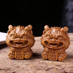 Argentinian Green Sandalwood Carved Dragon Fortune Bringer Dragon Prosperity Dragon Handheld Pendant for Cultural Enthusiasts Home Decor Car Desktop Ornament