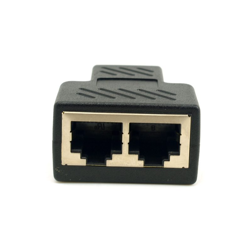 シールド付き CAT6 RJ45 ネットワーク 3 ウェイ ヘッド ネットワーク ケーブル延長 1 対 2 アダプター スプリッター卸売|undefined