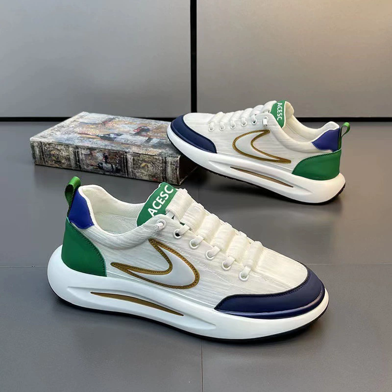 Silk footwear, trend sports shoes platform, Korean style, internet celebrity