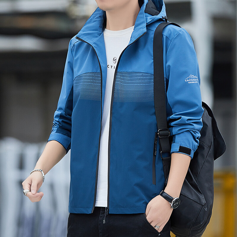 Chaqueta de los hombres de la primavera y el otoño de marca de moda Suelta chaqueta de los hombres casuales al aire libre funcional ropa de trabajo chaqueta al por mayor