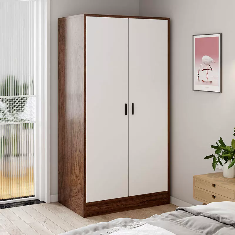 衣柜家用卧室板式儿童衣橱现代简约出租房屋经济型简易柜子小户型