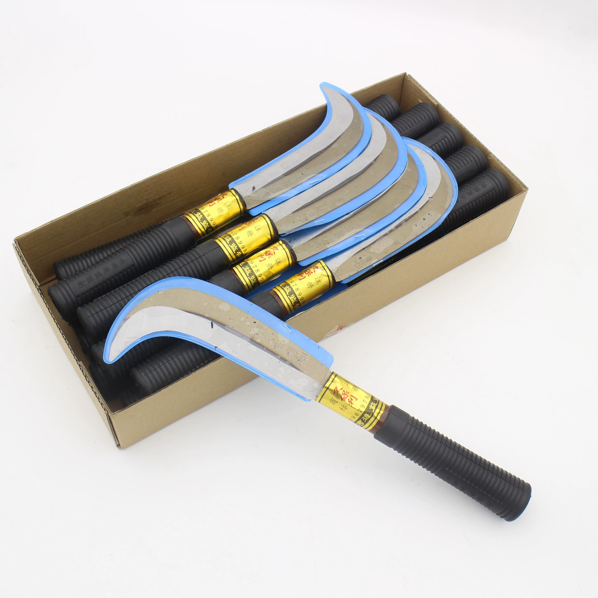 Купао режет кухонный нож маленький полумесяц серповидный соломенный нож марганцовая стальная ручка