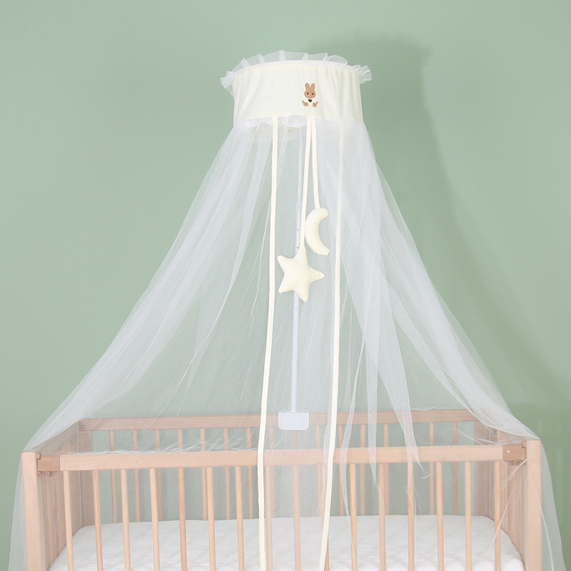 Cama de bebé mosquitera con soporte cama infantil mosquitera cubierta bebé BB recién nacido clip de piso anti-mosquito cifrado Universal