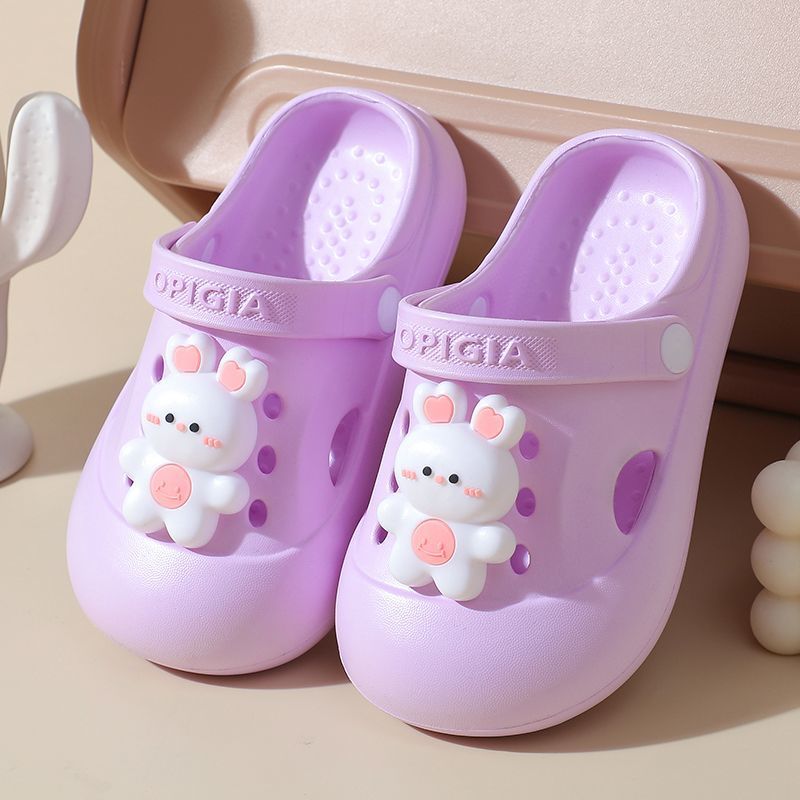 Little White Rabbit-Purple [업그레이드된 EVA, 가볍고 편안하며 미끄럼 방지]