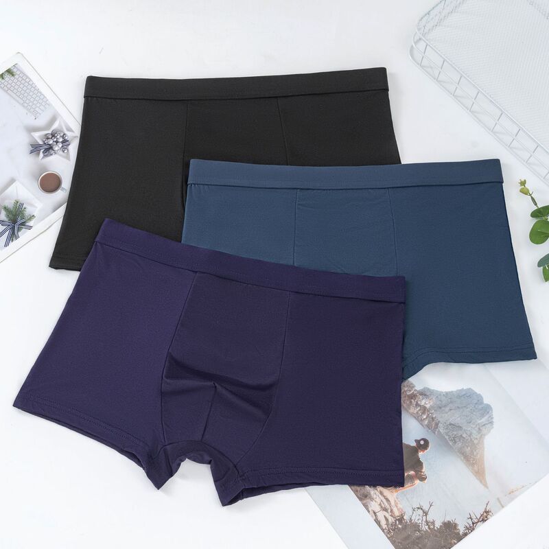 Five-Yuan Model New Style Men's Boxer Briefs, Solid Color, Loose Fit, Cheap, Bulk Sale, Suitable for Street Stalls and Market Stalls, Wholesale Underwear Five-Yuan Model New Style Men's Boxer Briefs, Solid Color, Loose Fit, Cheap, Bulk Sale, Suitable for Street Stalls and Market Stalls, Wholesale Underwear
