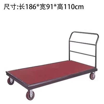 cart, hotel transport cart, Avtomobil fırlanan platformaları - extra-thick-long-table-cart