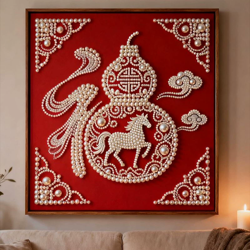 Набор для DIY жемчужной живописи, handmade, креативный высококлассный подарок на свадьбу для девушки, полный комплект материалов, настенное украшение для гостиной