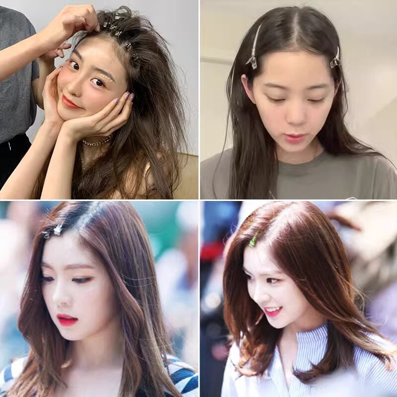 毛根ふわふわクリップ、跡のないヘアクリップ、前髪カモノハシポジショニングクリップ、メイクアップアーティストスタイリングクリップ、ヘアアクセサリー、ヘアクリップ|undefined