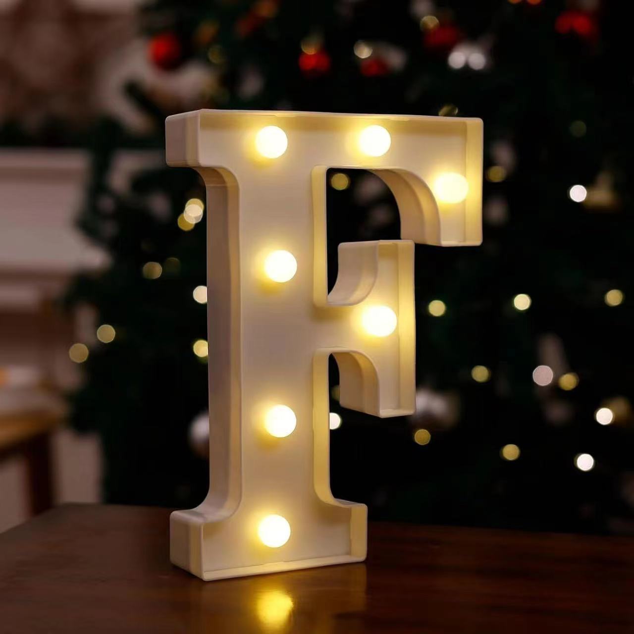 Lámpara LED de Letras y Números de PVC Decorativa para Fiestas y Bodas image 10