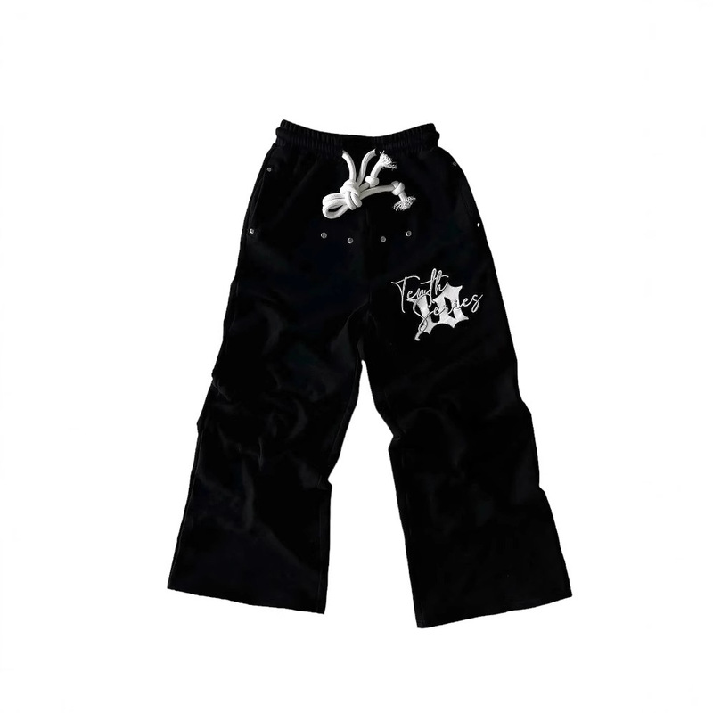 Hot-Selling 2025 New Street Style Unisex Sports Pants Hip-Hop Long Pants with Letter Graphic Embroidery, Jogger Straight-Leg Oversized Casual Pants