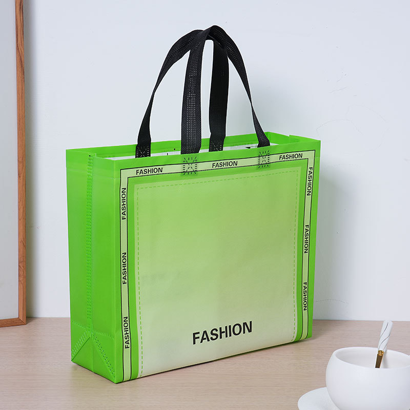 Bolsa de mano de moda de ropa revestida, bolsas de compras ecológicas personalizadas, bolsas de compras para hombres y mujeres con logotipo imprimible