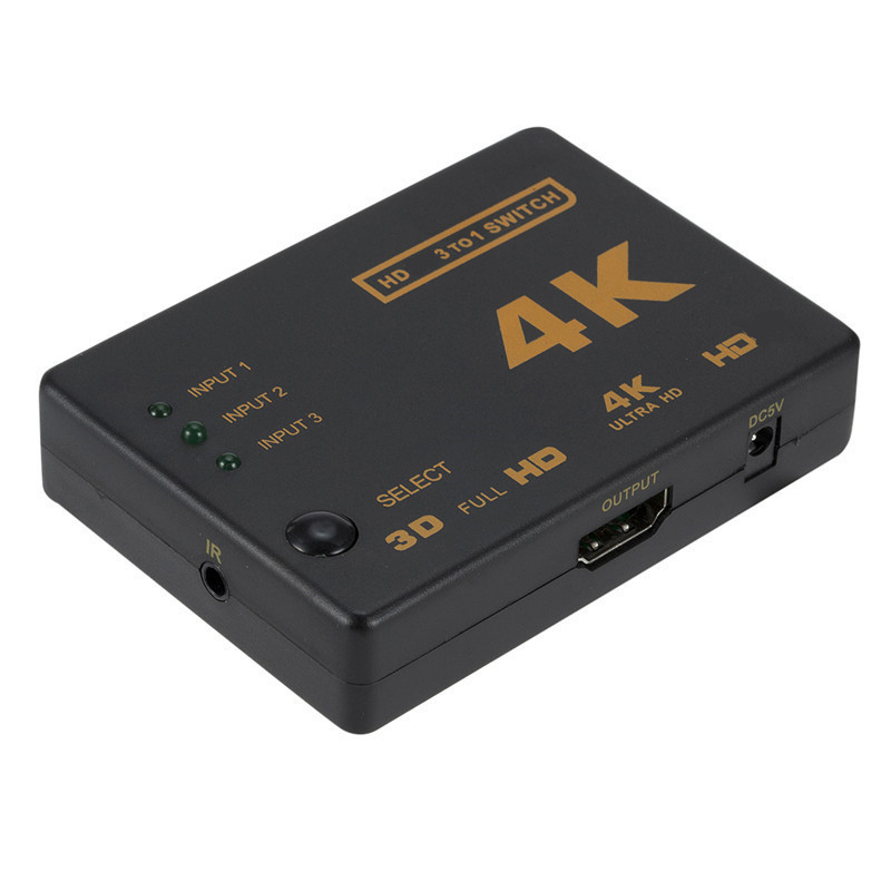 HD 4K tres en uno HDMI Switcher Video Converter 3in1 HDMI Extender tres corte uno