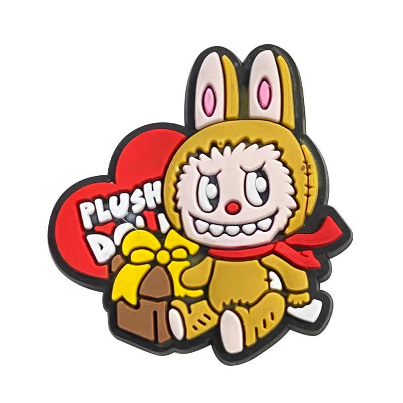 Labubu18 かわいい漫画下駄アクセサリー DIY Zhibixing バブルマート靴バックル靴の花|undefined