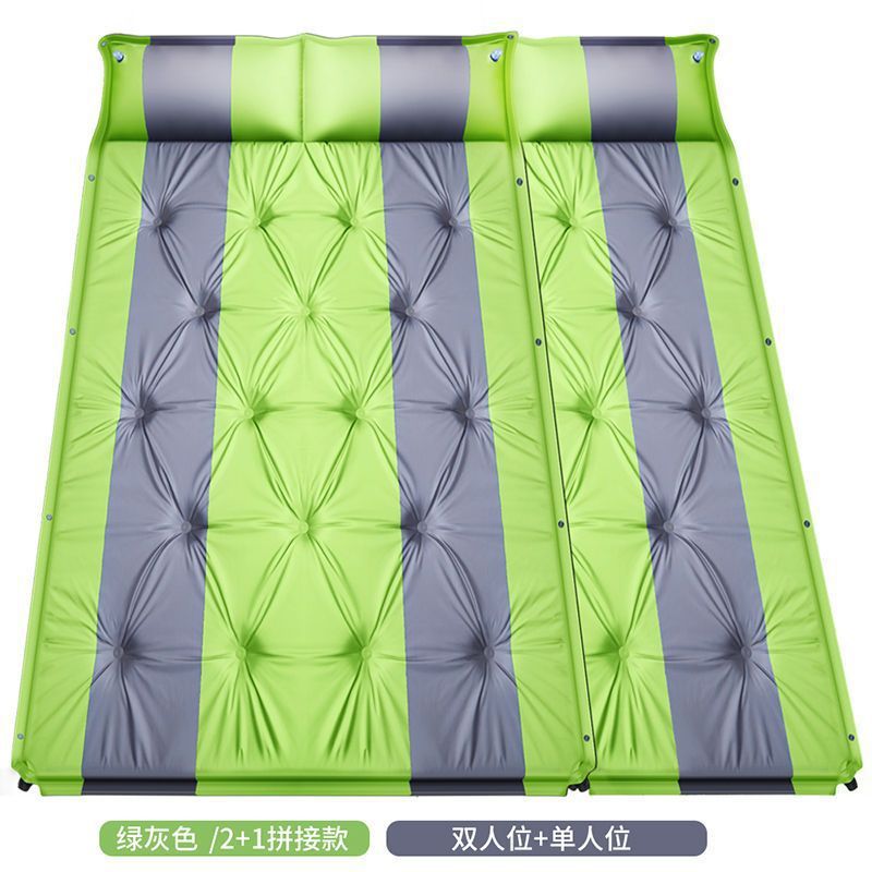 automatic Inflatable cushion outdoors Tent Sleeping pad Moisture-proof pad Camping Portable thickening Mat Nap Mat Double Inflatable cushion